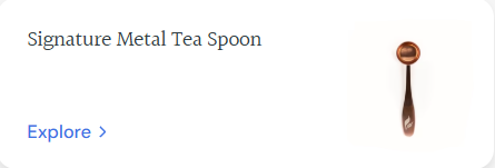 Signature Metal Tea Spoon