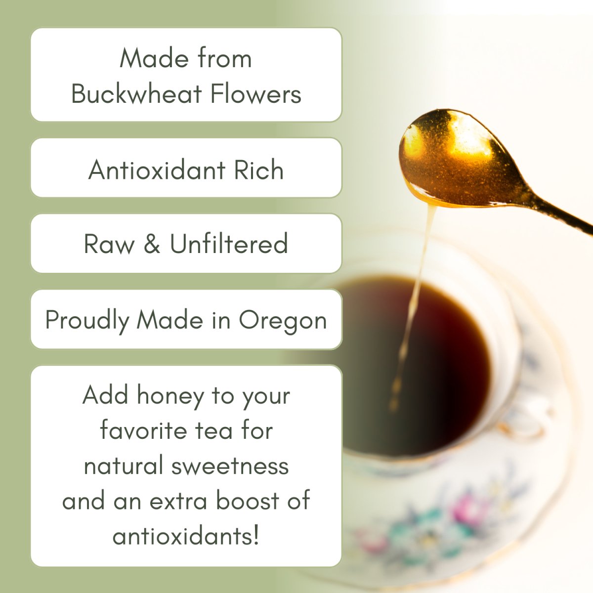Buckwheat Honey - Raw & Unfiltered