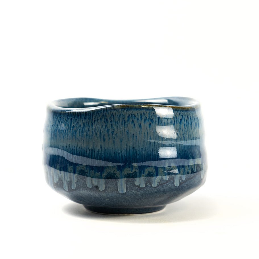 Blue Decorative Matcha Bowl