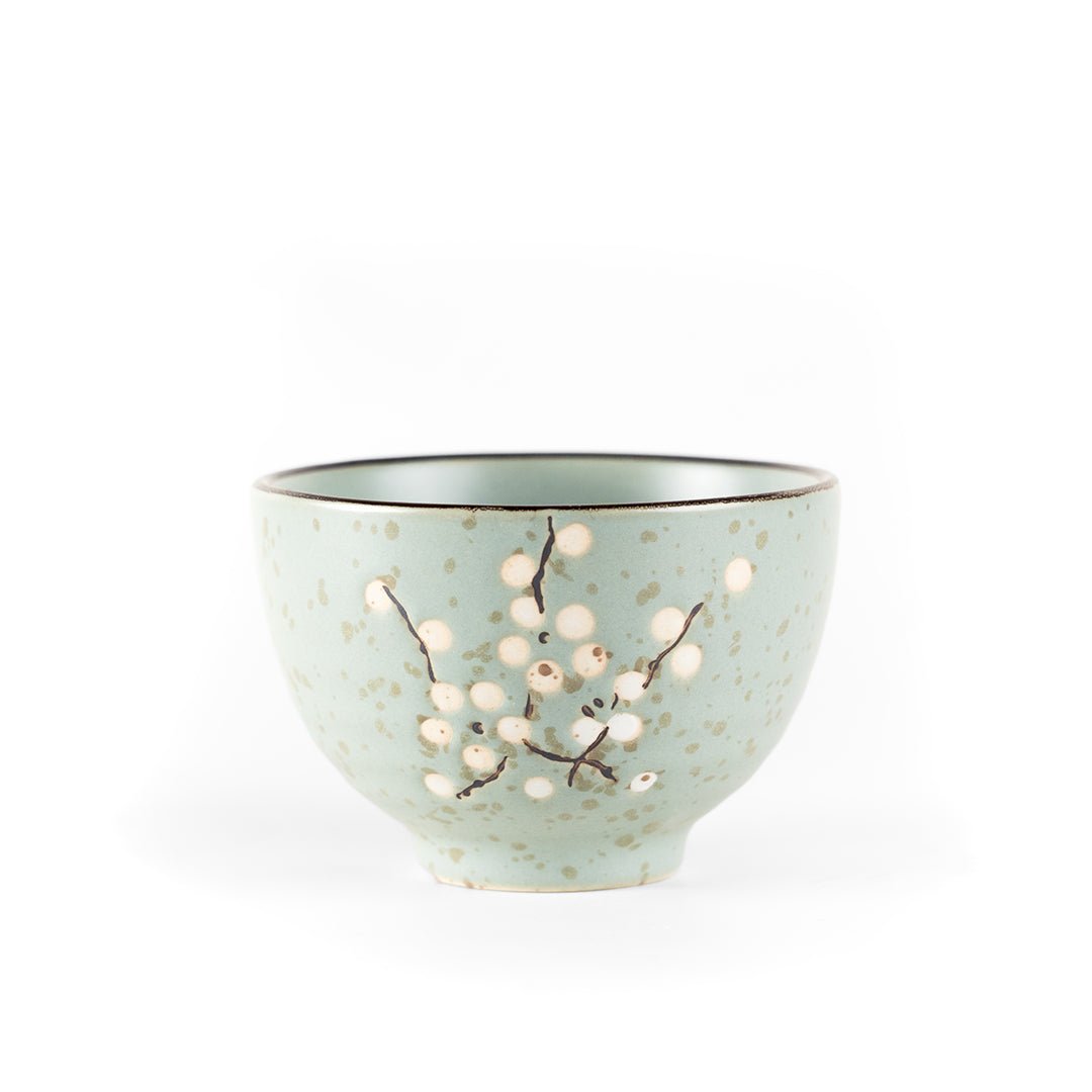 Jade Blossom Ceramic Tea Set