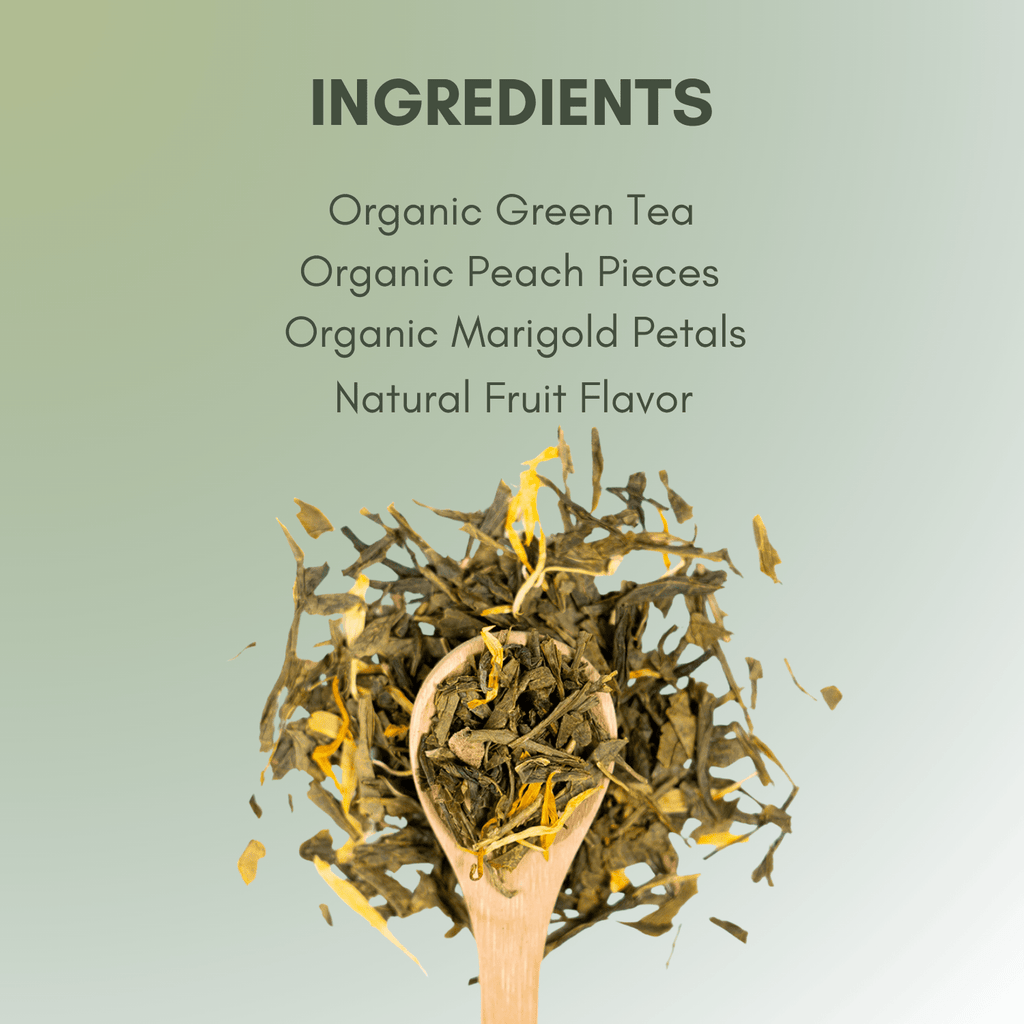 Organic Peach Green Tea