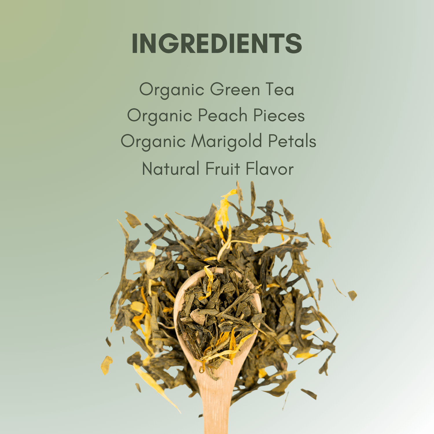 Organic Peach Green Tea