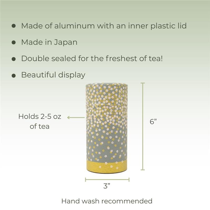 Japanese Tea Canister - Cherry Blossoms