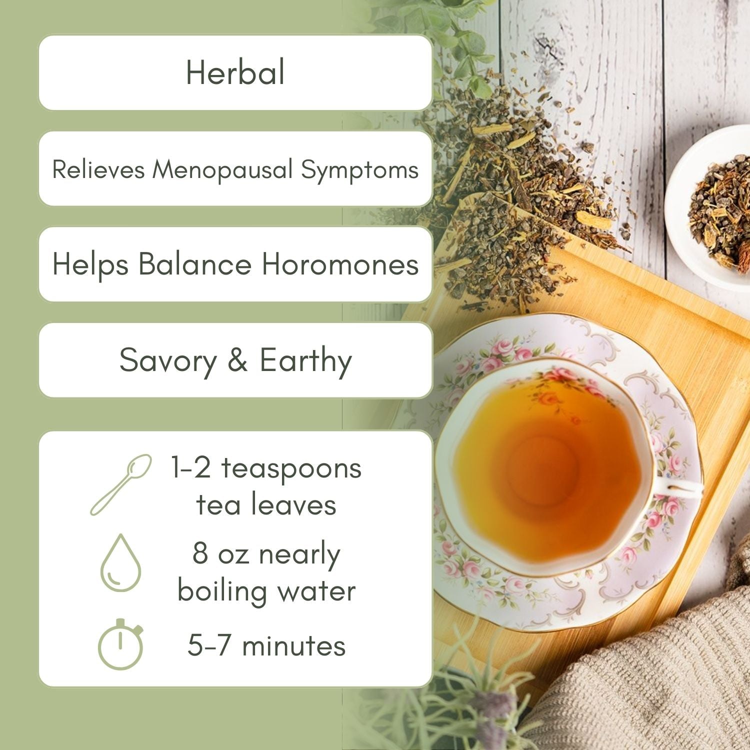 Organic Menopause Relief Tea