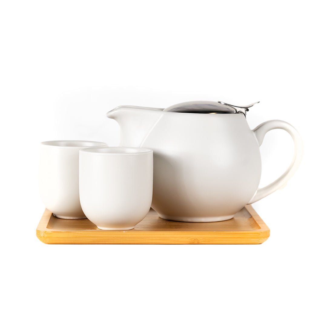 Matte Ceramic Tea Set (multiple colors)