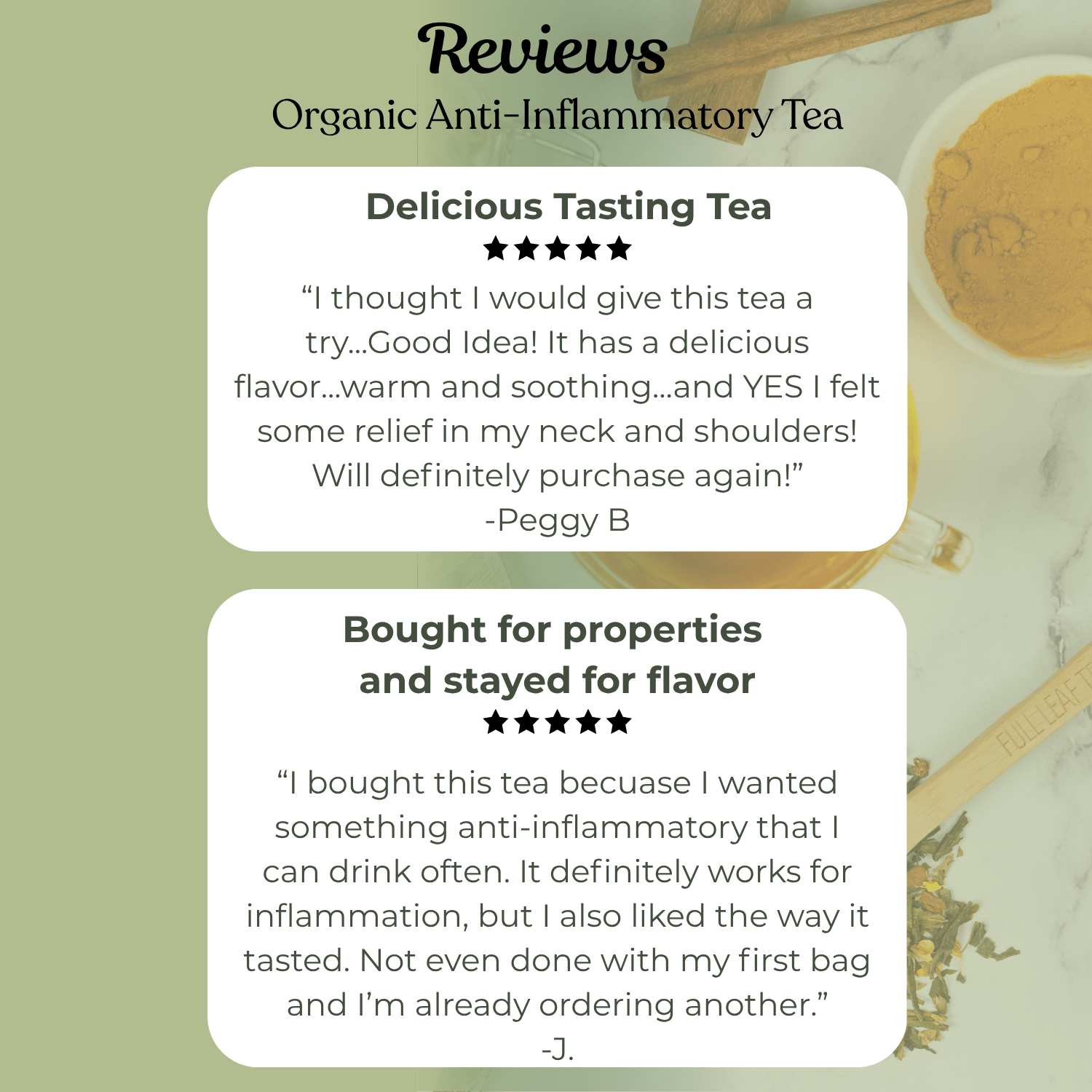 Organic Anti-Inflammatory Tea