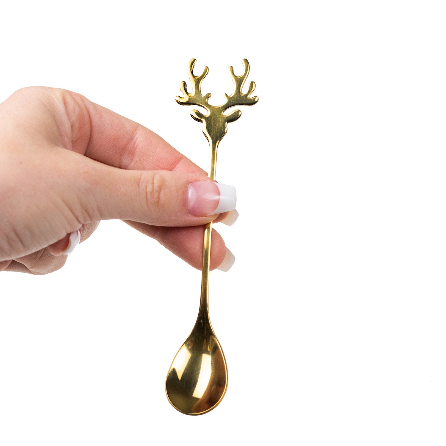 Gold Antler Spoon