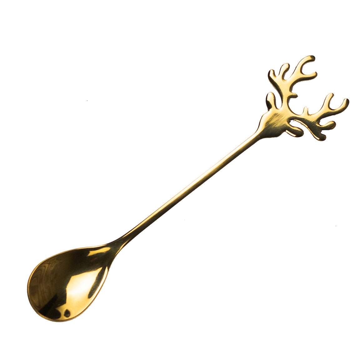 Gold Antler Spoon