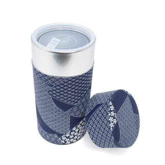 Japanese Tea Canister - Blue