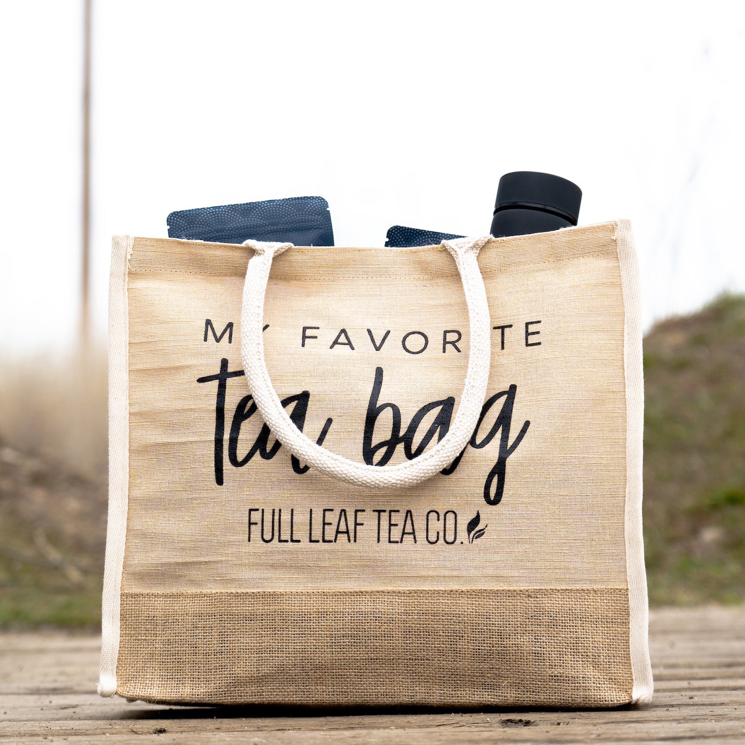 "My Favorite Tea Bag" Tote Bag