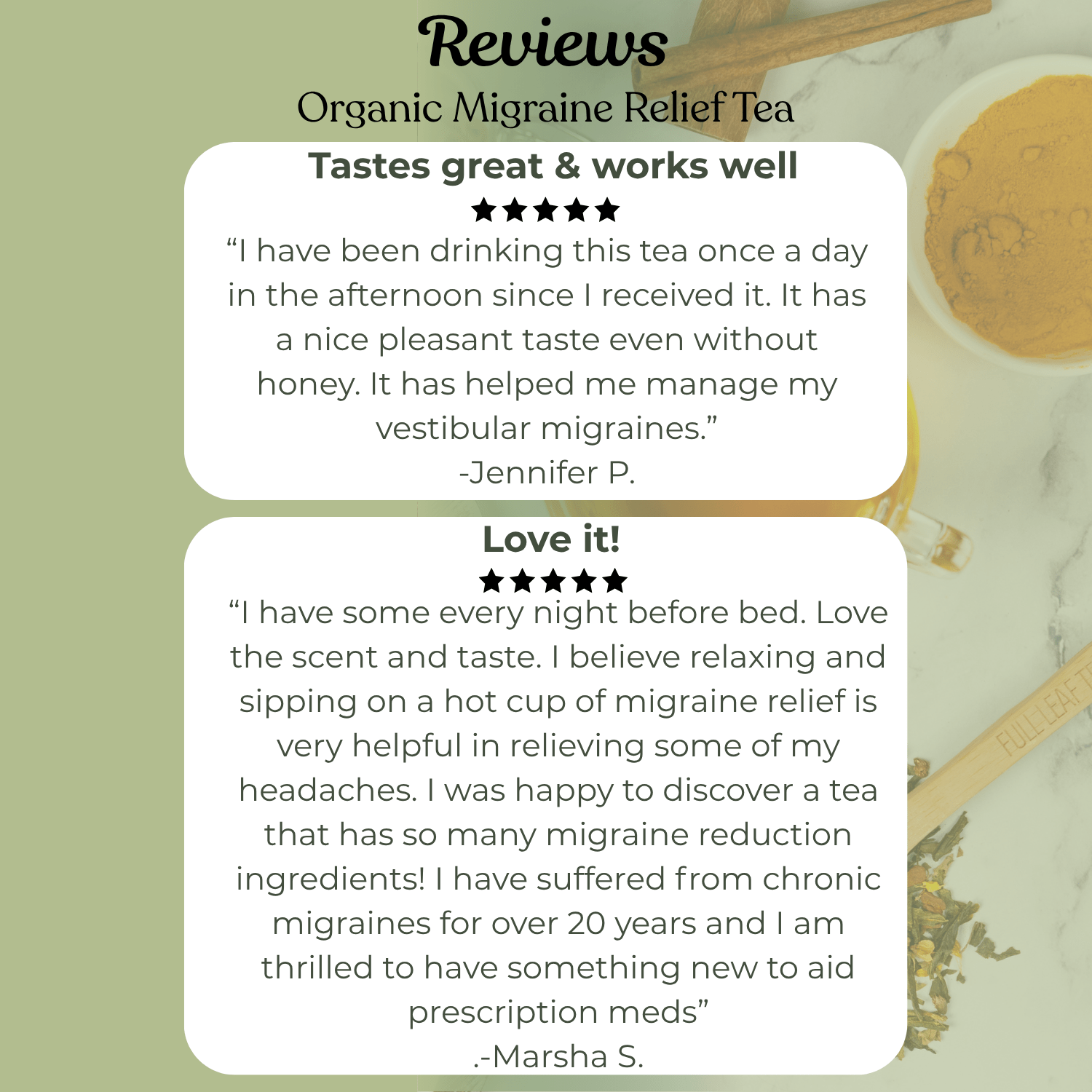 Organic Migraine Relief Tea