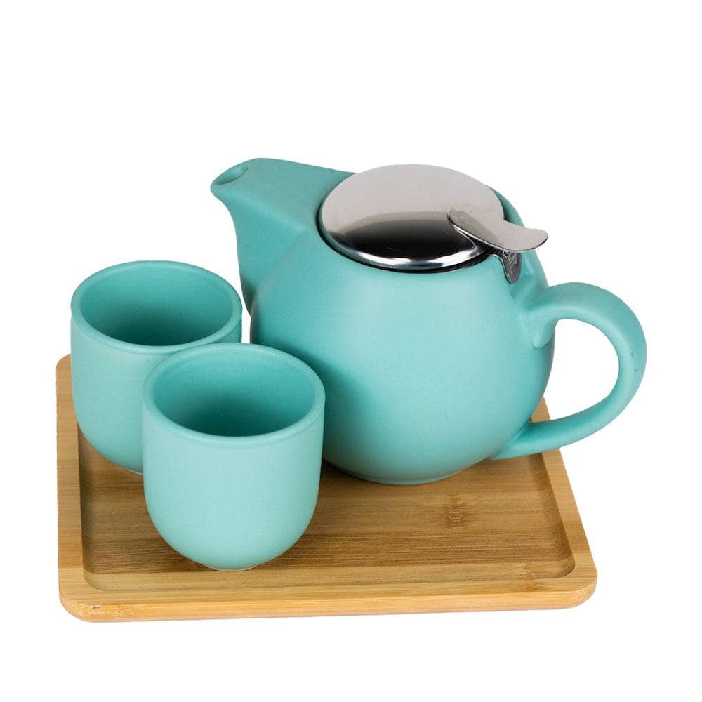 Matte Ceramic Tea Set (multiple colors)